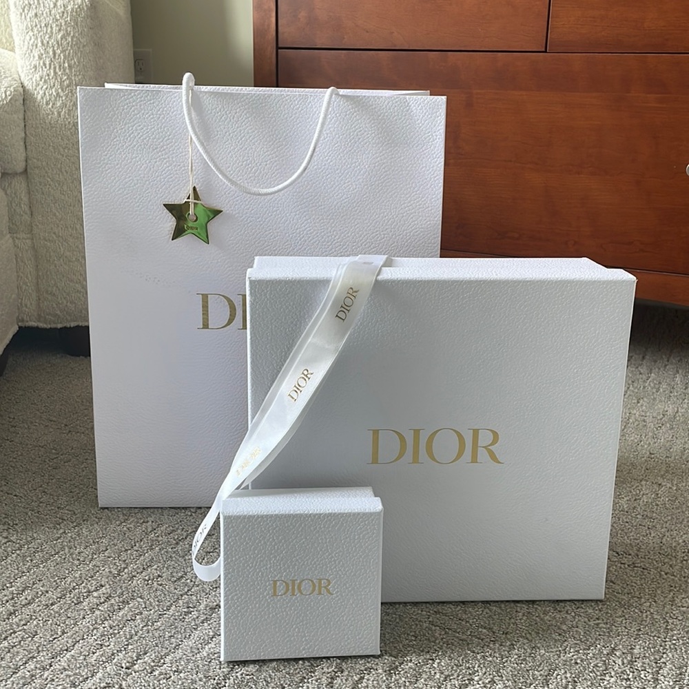 Dior box and bag set